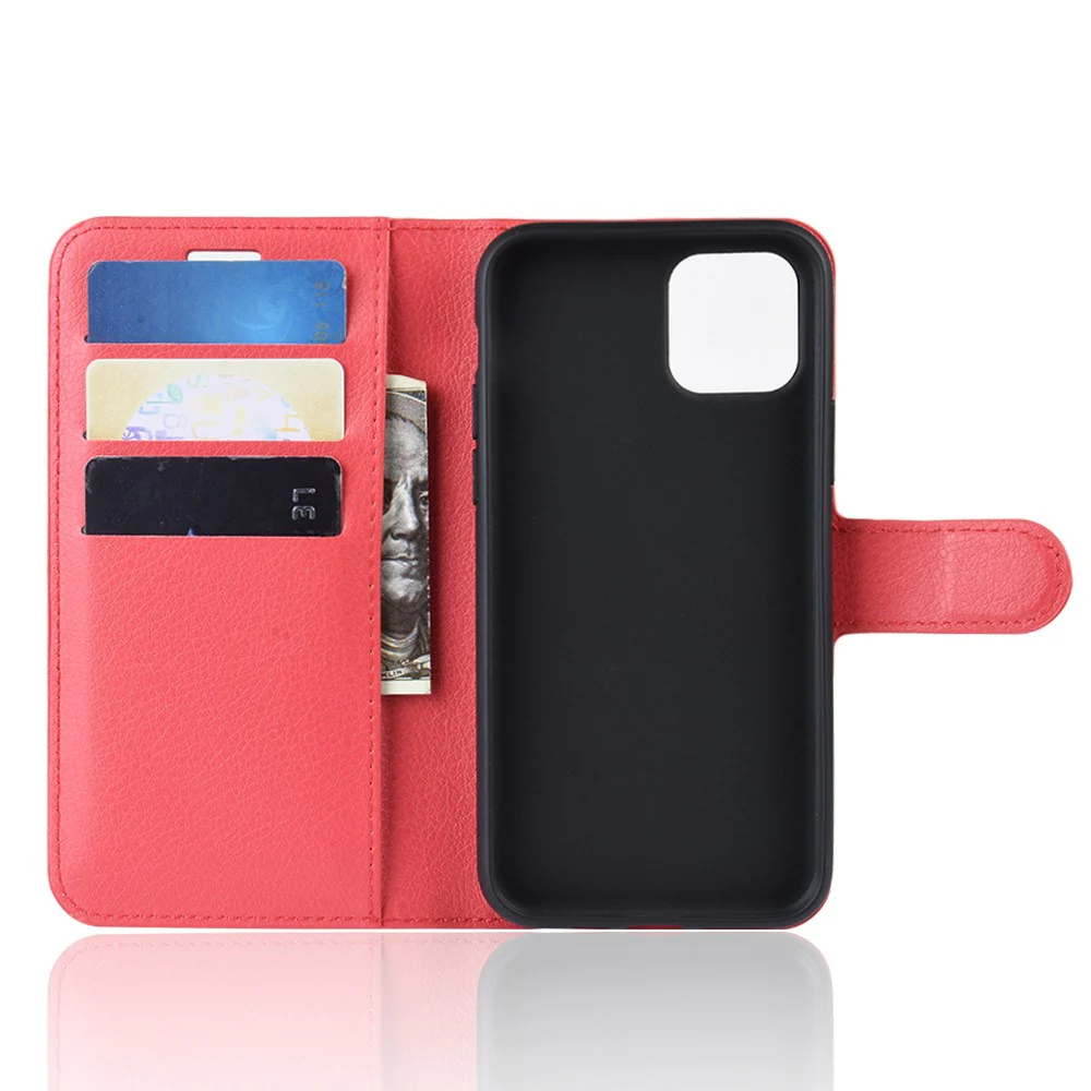iPhone 11 Pro - Leder Etui Hülle Mit Kartenfach - Image 14