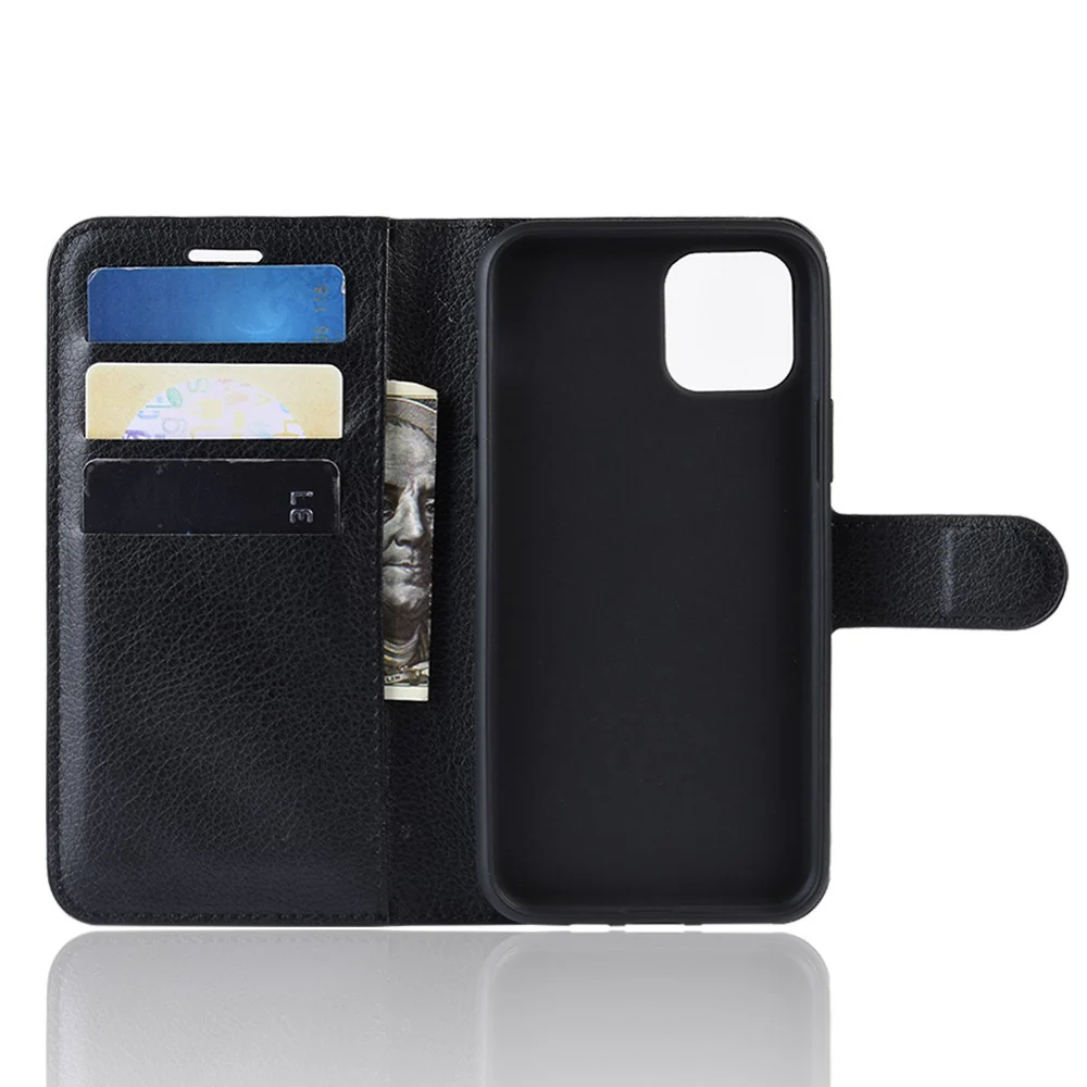 iPhone 11 Pro - Leder Etui Hülle Mit Kartenfach - Image 9