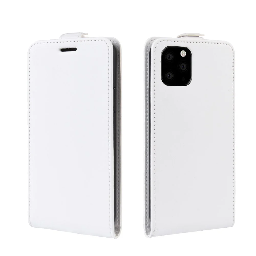 iPhone 11 Pro Max - Klassisches Leder Flip Case Vertikal - Image 4