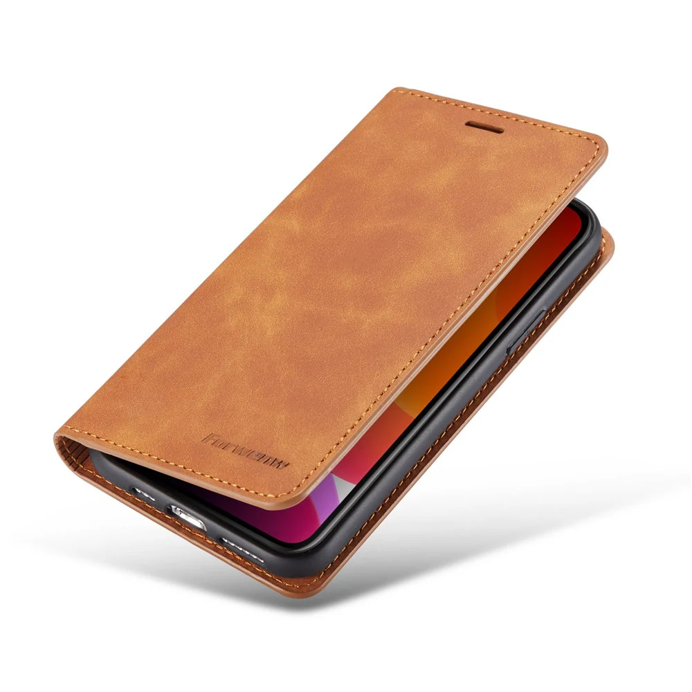 iPhone 11 Pro Max - Vintage Flip Case Wildleder Optik - Image 19