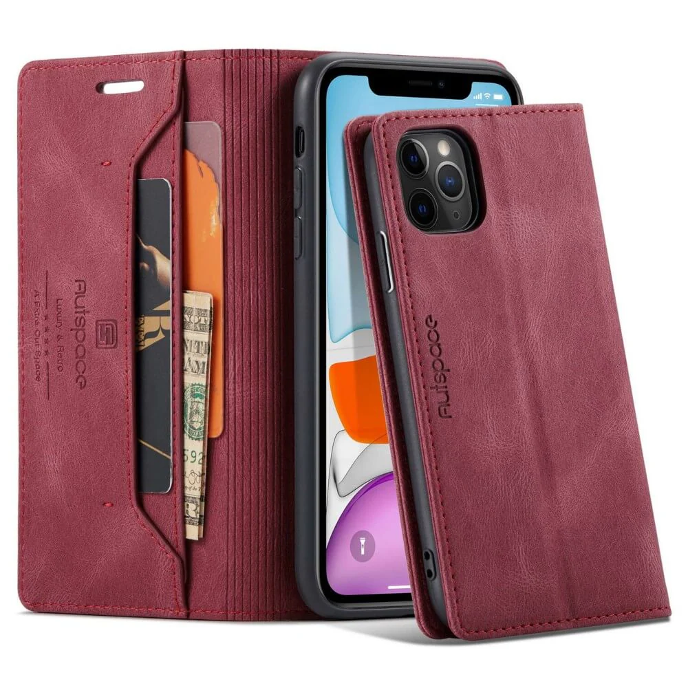 iPhone 11 Pro - Vintage Flip Case Hülle - Image 20