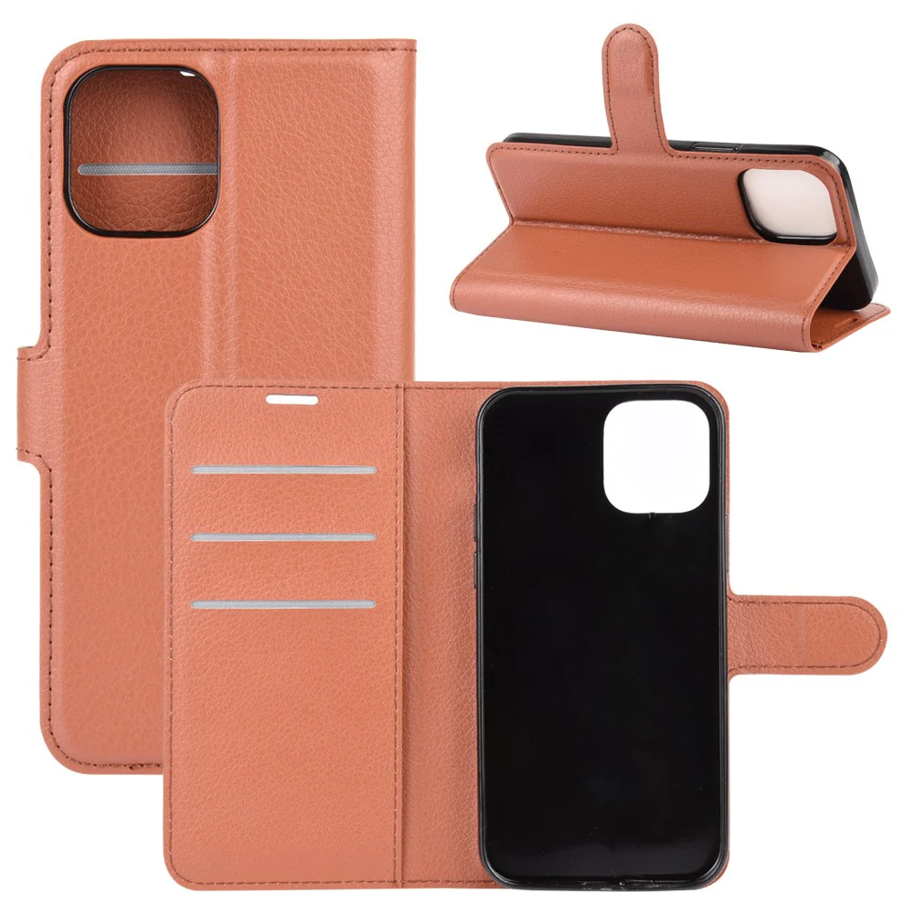 iPhone 12 / 12 Pro - Leder Etui Hülle - Image 45