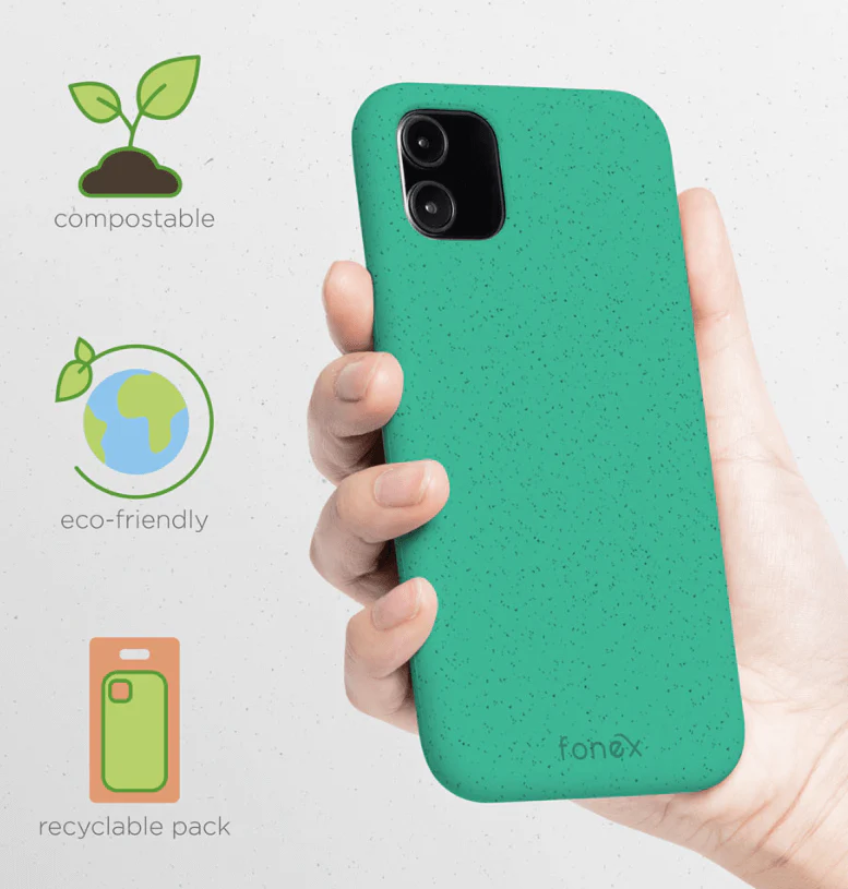 iPhone 12 Pro Max - Fonex Eco-friendly Bio Case Grün - Image 2