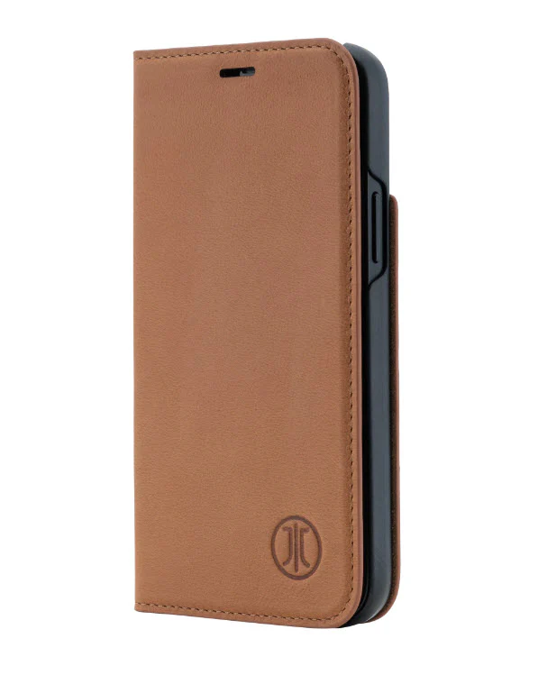 iPhone 12 Pro Max - Jt Berlin Tegel Flip Case Cognac - Image 5