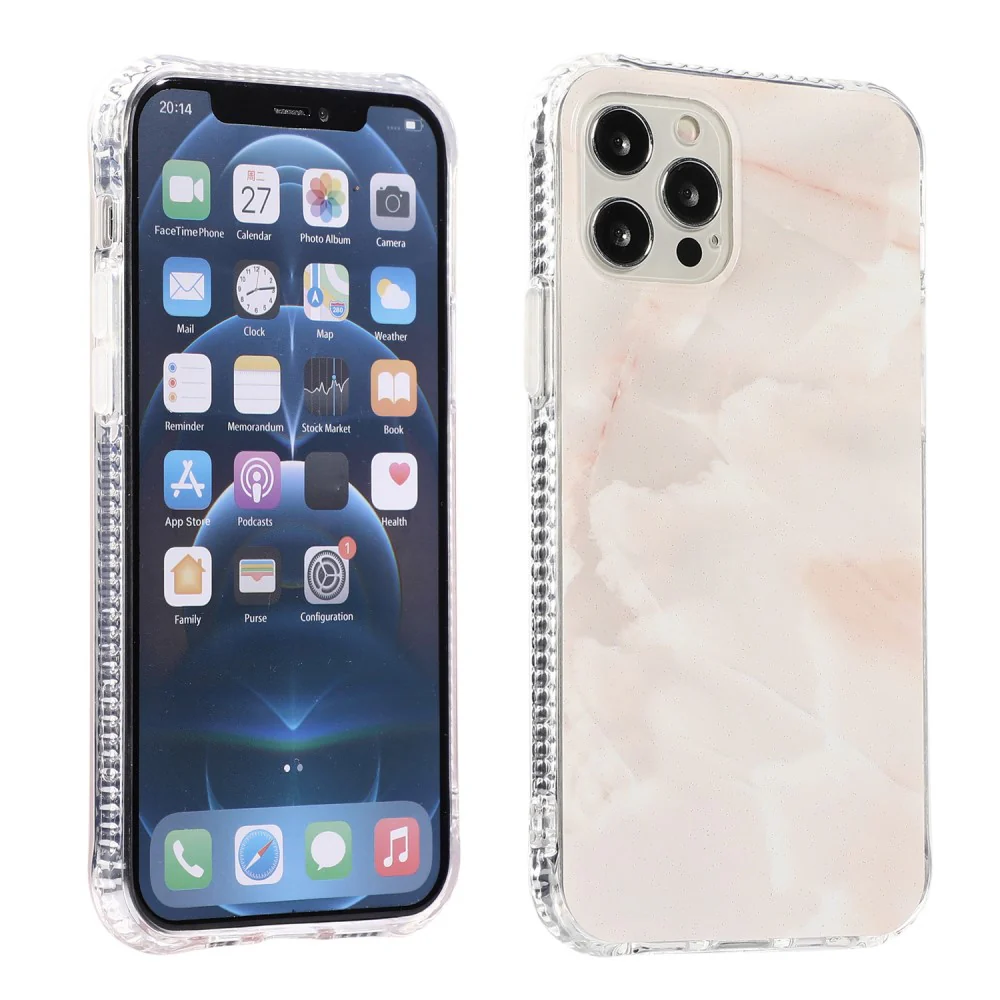 iPhone 13 Pro - Silikon Gummi Case Marble - Image 4