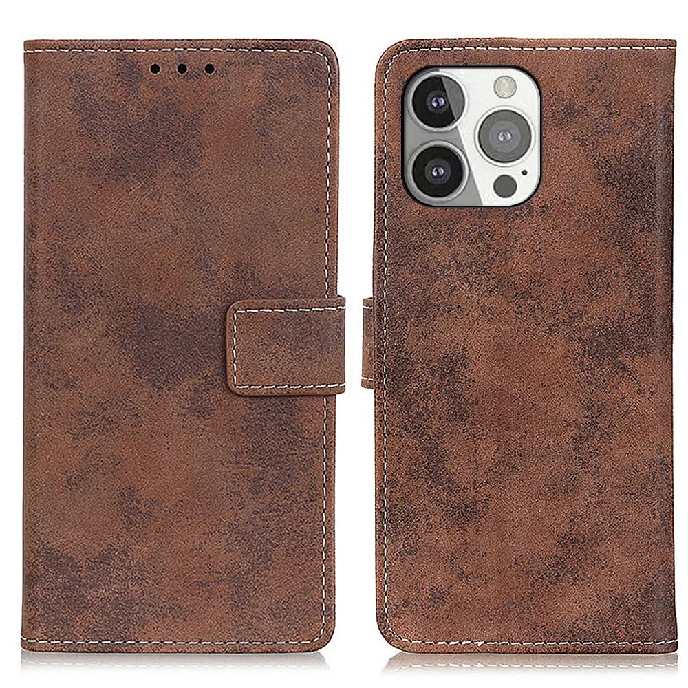 iPhone 13 Pro - Vintage Etui Wildleder Optik - Image 3