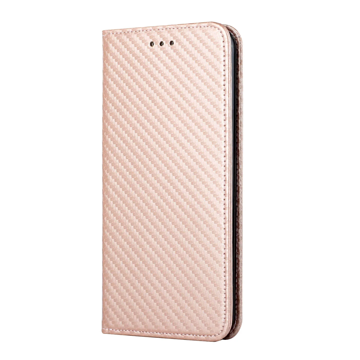 iPhone 14 Plus - Carbon Look Flip Case Hülle - Image 6