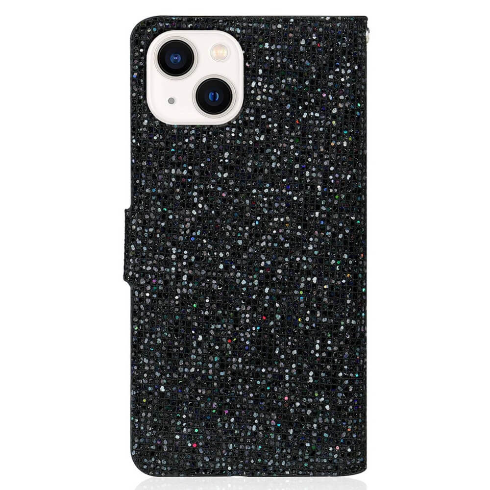 iPhone 14 Plus - Glitter Leder Etui - Image 6