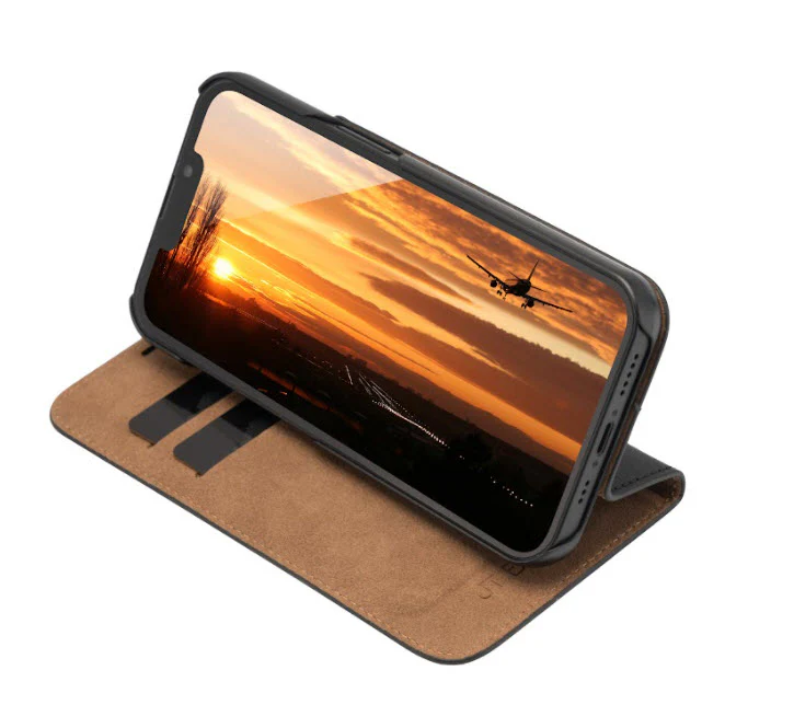 iPhone 14 Plus - Jt Berlin Tegel Flip Case Schwarz - Image 4