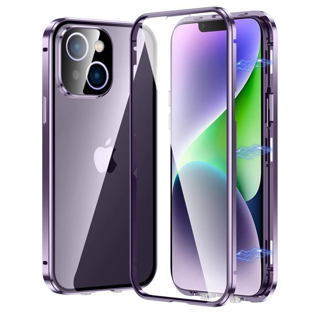iPhone 14 Plus - Magnetische Schutzhülle Mit Panzerglas - Image 23