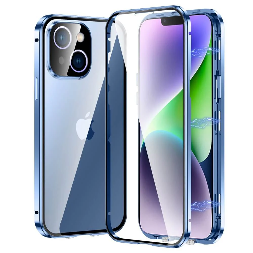 iPhone 14 Plus - Magnetische Schutzhülle Mit Panzerglas - Image 25