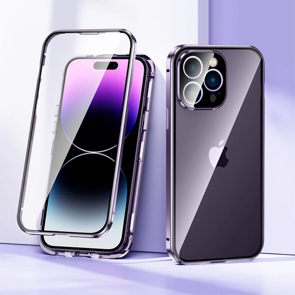 iPhone 14 Pro - Magnetische Schutzhülle mit Panzerglas - Image 20