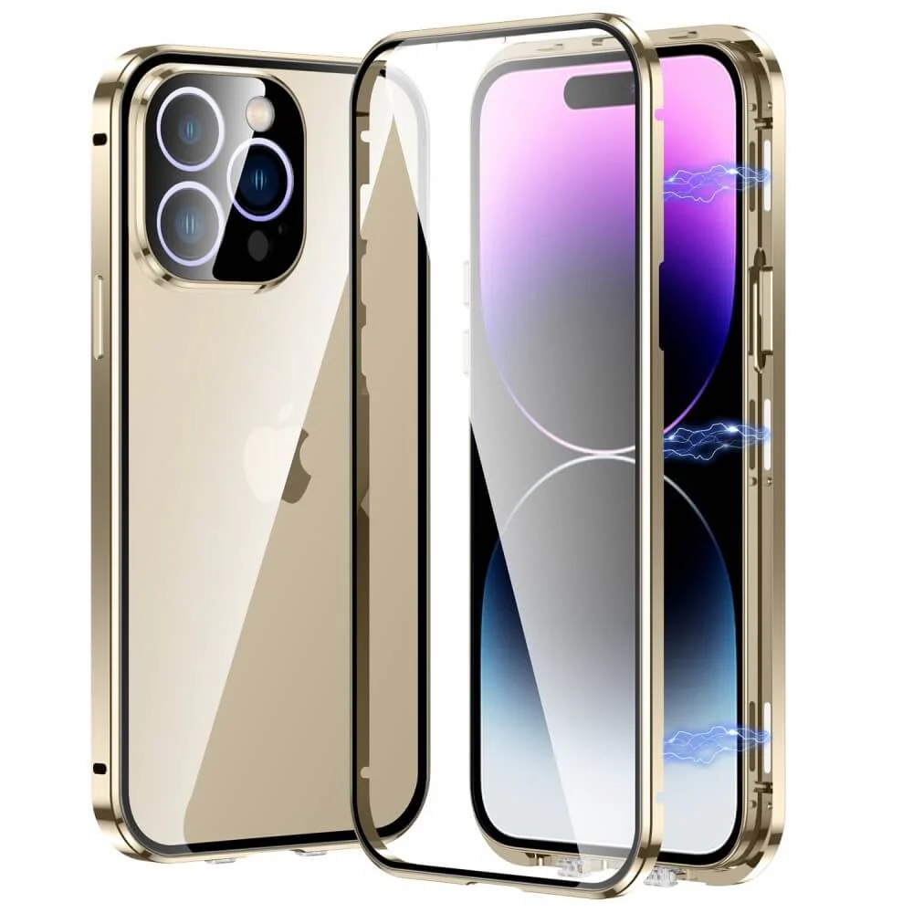 iPhone 14 Pro - Magnetische Schutzhülle mit Panzerglas - Image 31