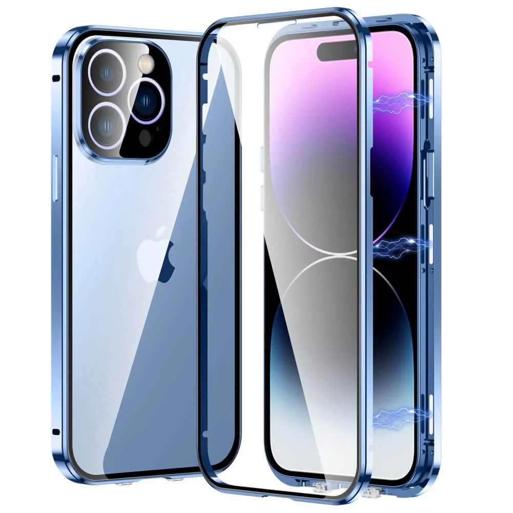 iPhone 14 Pro - Magnetische Schutzhülle mit Panzerglas - Image 41