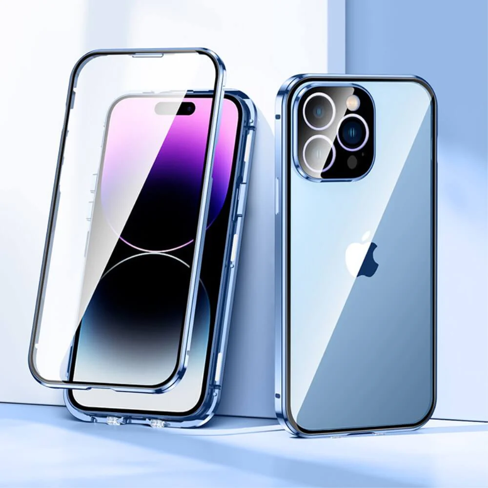 iPhone 14 Pro - Magnetische Schutzhülle mit Panzerglas - Image 45