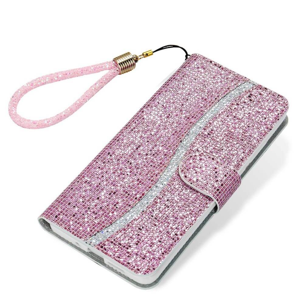 iPhone 14 Pro Max - Glitter Leder Etui - Image 22