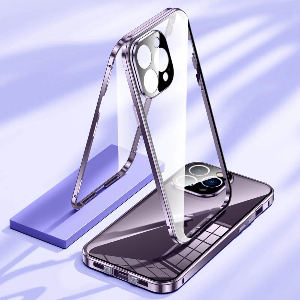 iPhone 14 Pro Max - Magnetische Schutzhülle mit Panzerglas - Image 37