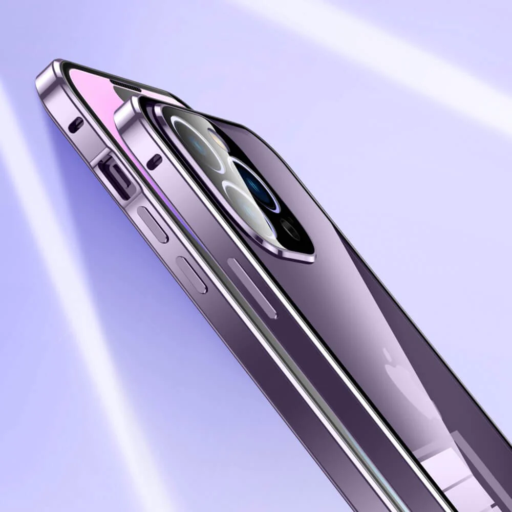 iPhone 14 Pro Max - Magnetische Schutzhülle mit Panzerglas - Image 45