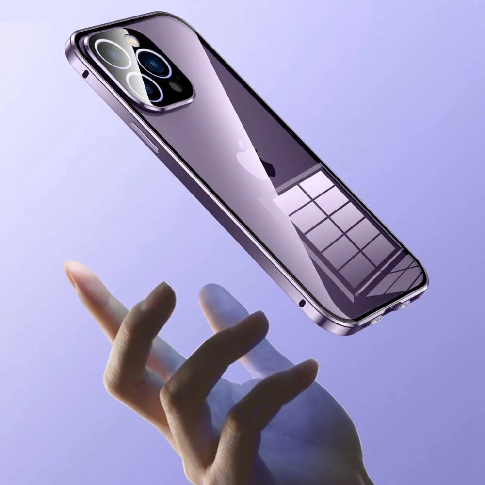 iPhone 14 Pro Max - Magnetische Schutzhülle mit Panzerglas - Image 46