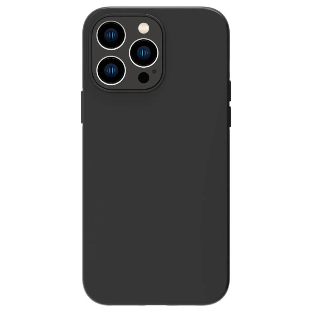 iPhone 14 Pro Max - Matte Silikon Hülle Schwarz - Image 7