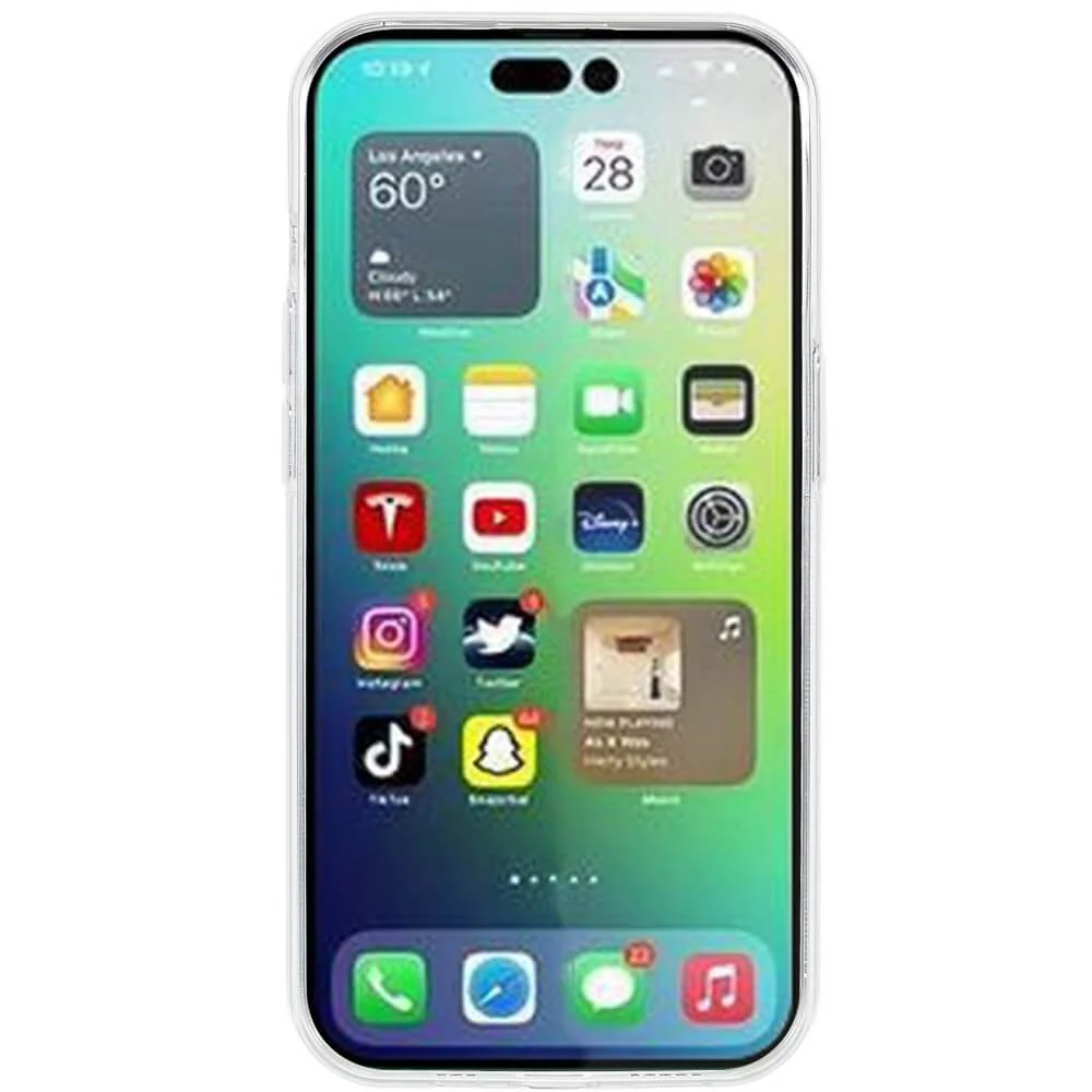 iPhone 14 Pro Max - Silikon Case Hülle Transparent - Image 7