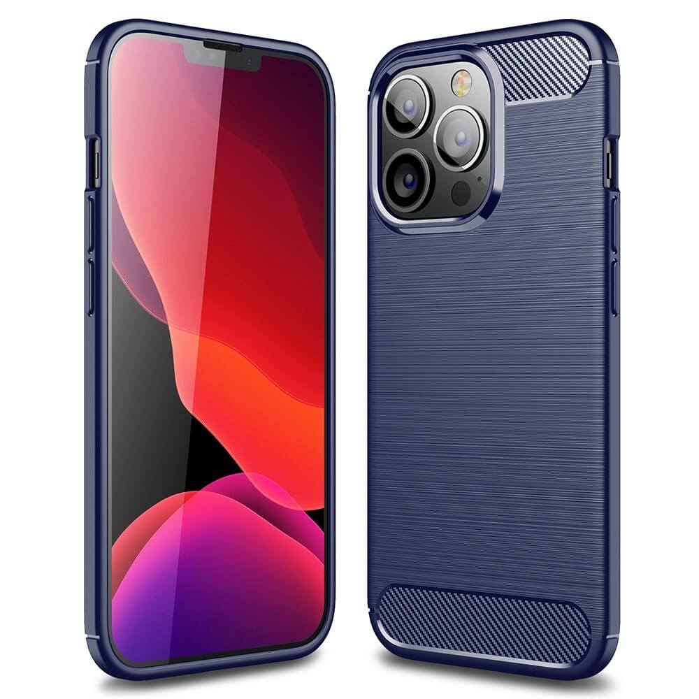 iPhone 14 Pro - Metall Carbon Look Hülle - Image 2