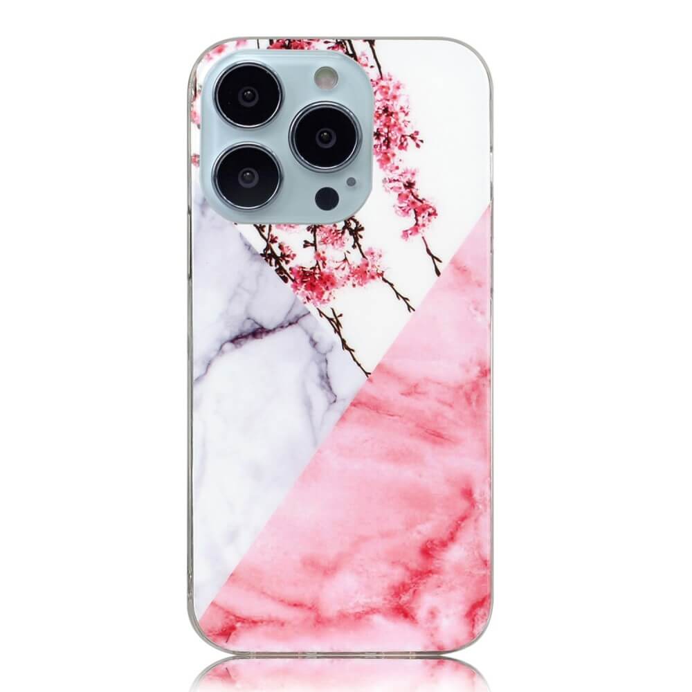 iPhone 14 Pro - Silikon Gummi Case Marble - Image 5