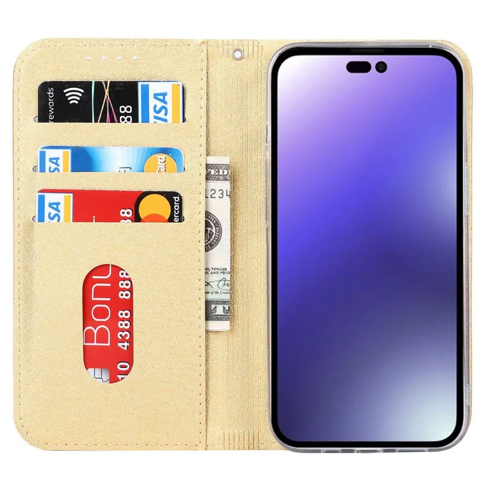 iPhone 14 Pro - Silk Texture Flip Case - Image 2