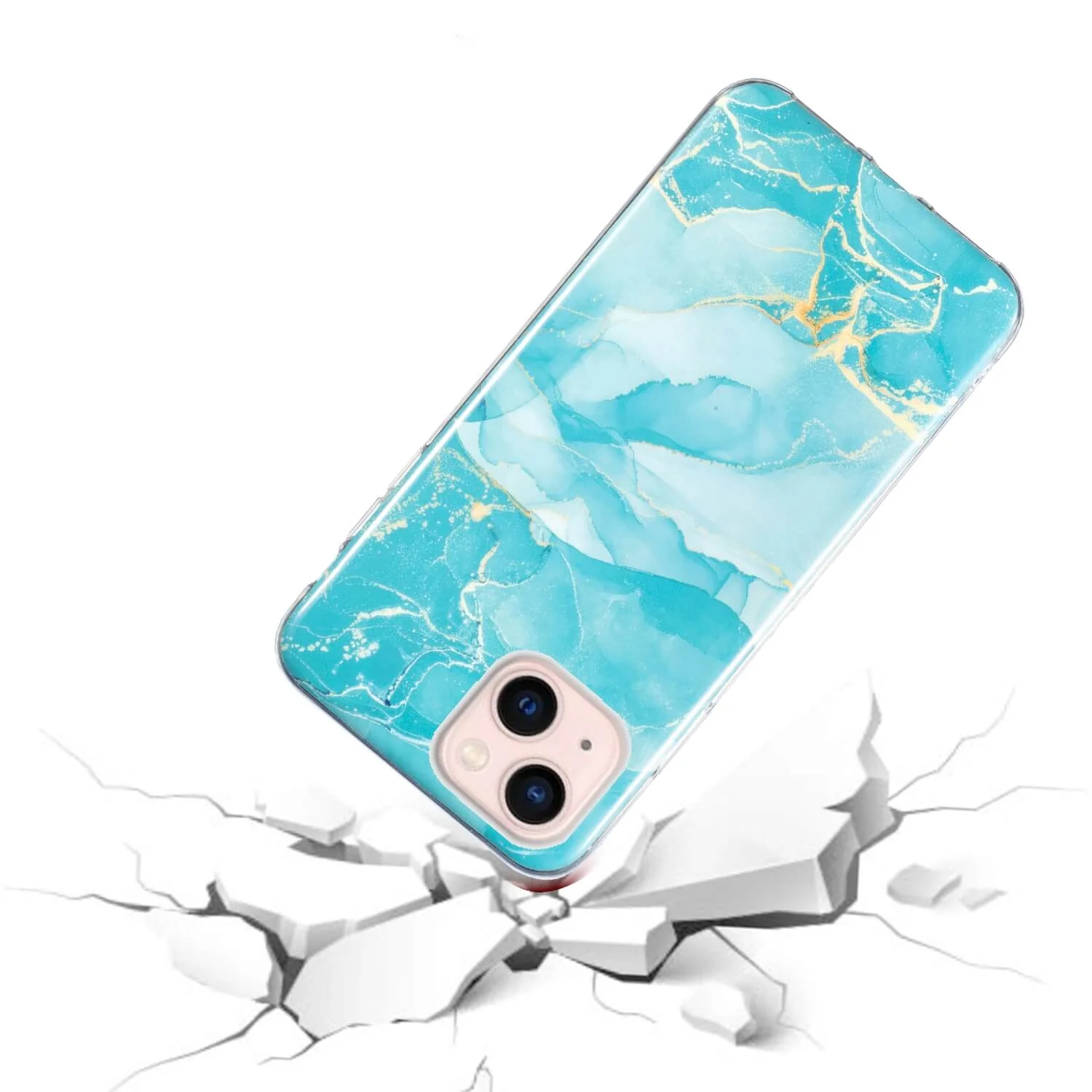 iPhone 14 - Silikon Gummi Case Marble - Image 7