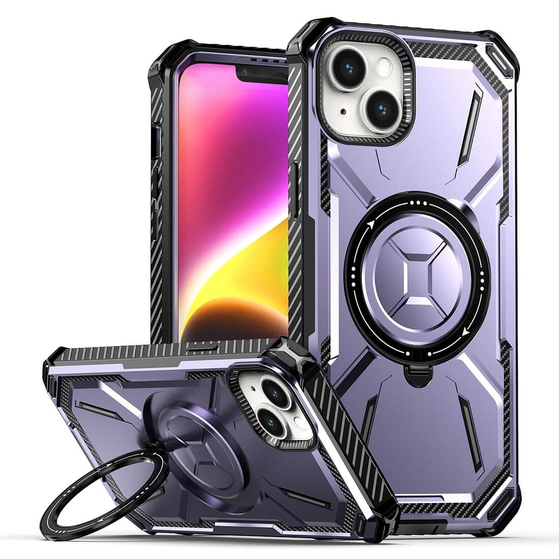 iPhone 15 - Armor Case Mit Kickstand