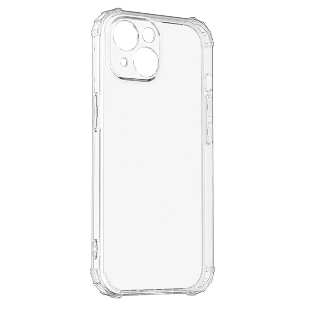 iPhone 15 - Drop Protection Silikon Case Transparent - Image 5