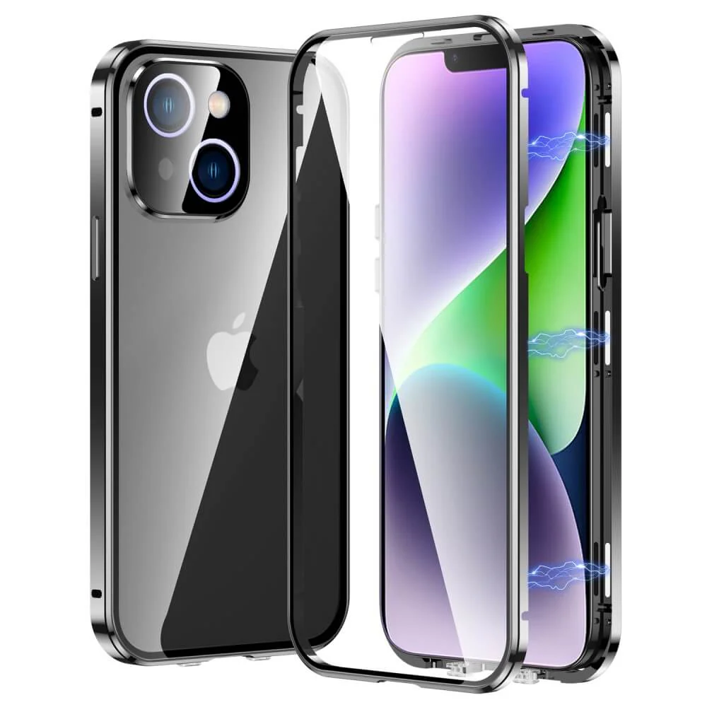 iPhone 15 - Magnetische Schutzhülle Mit Panzerglas - Image 11
