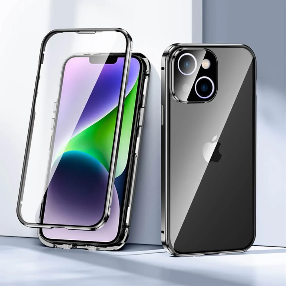 iPhone 15 - Magnetische Schutzhülle Mit Panzerglas - Image 12