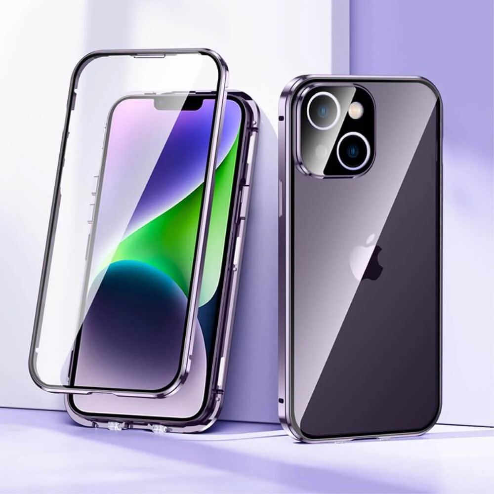 iPhone 15 - Magnetische Schutzhülle Mit Panzerglas - Image 22