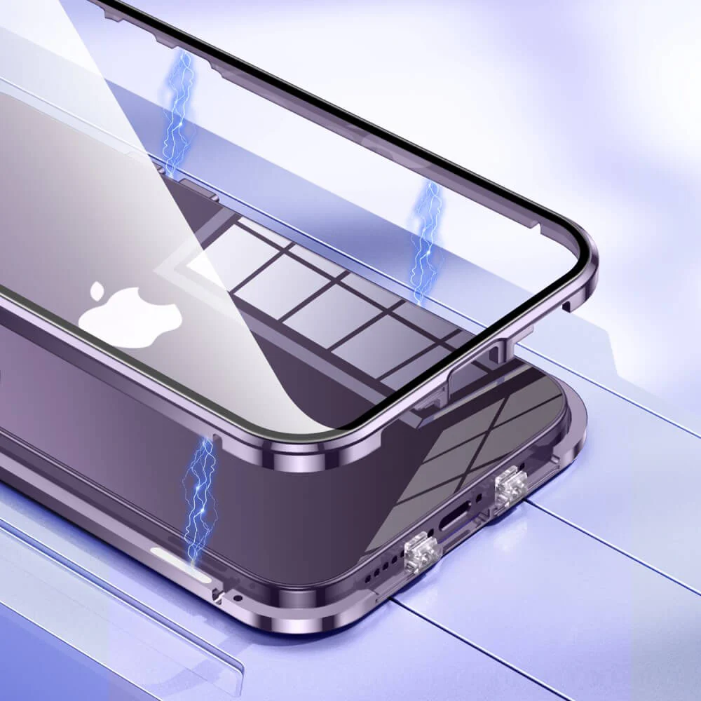 iPhone 15 - Magnetische Schutzhülle Mit Panzerglas - Image 5