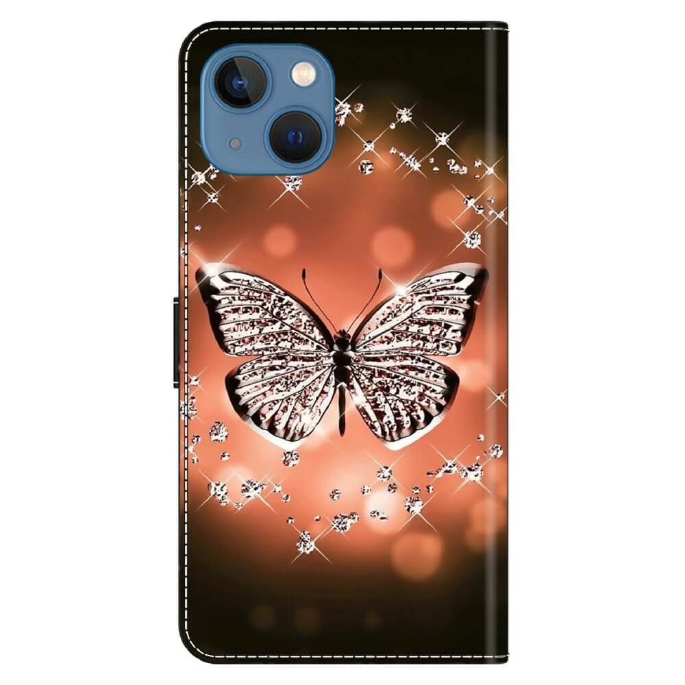 iPhone 15 Plus - 3D-Effekt Hülle Etui Crystal Butterfly - Image 4