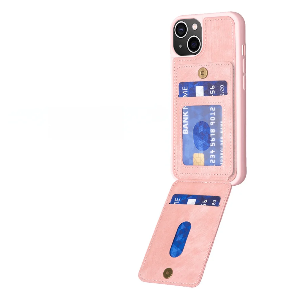 iPhone 15 Plus - Kickstand Case Mit Kartenfächer - Image 16