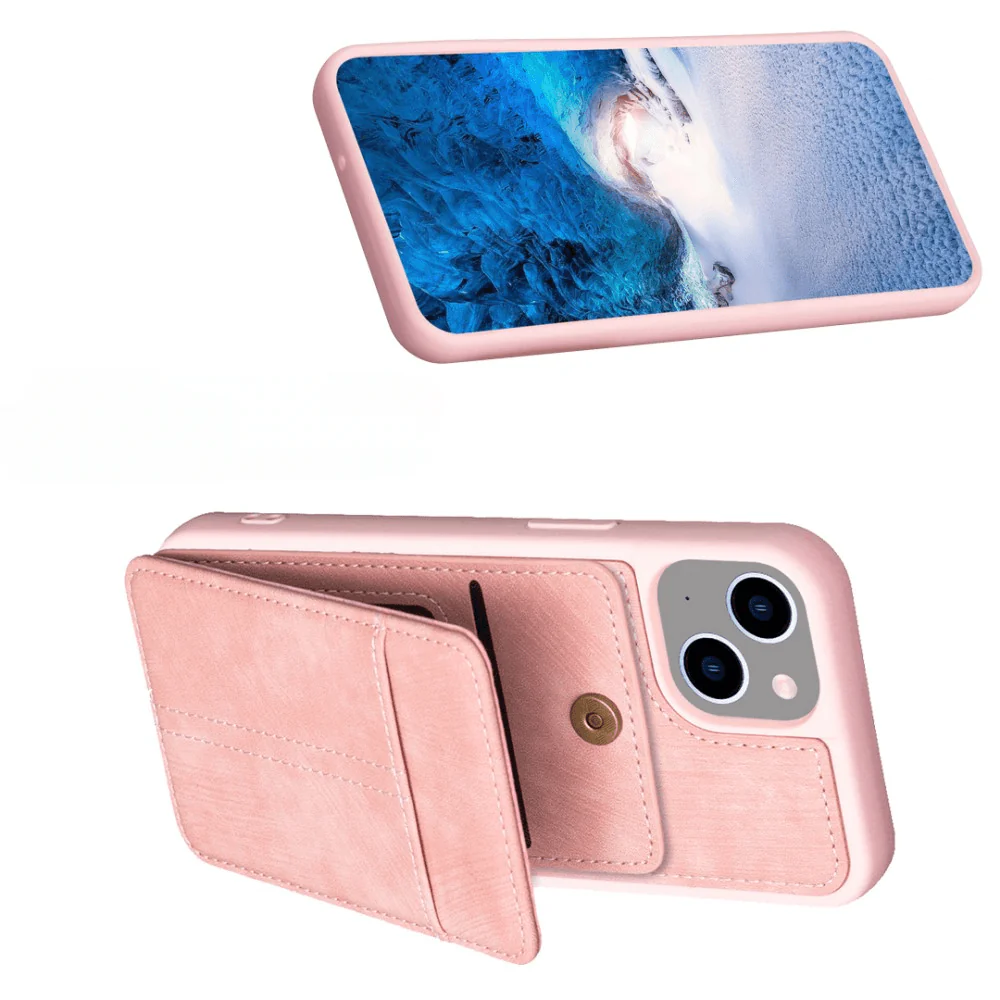 iPhone 15 Plus - Kickstand Case Mit Kartenfächer - Image 20