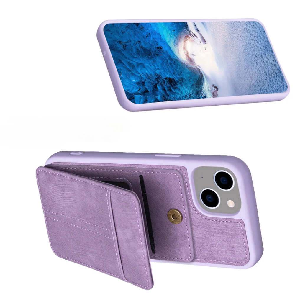 iPhone 15 Plus - Kickstand Case Mit Kartenfächer - Image 24