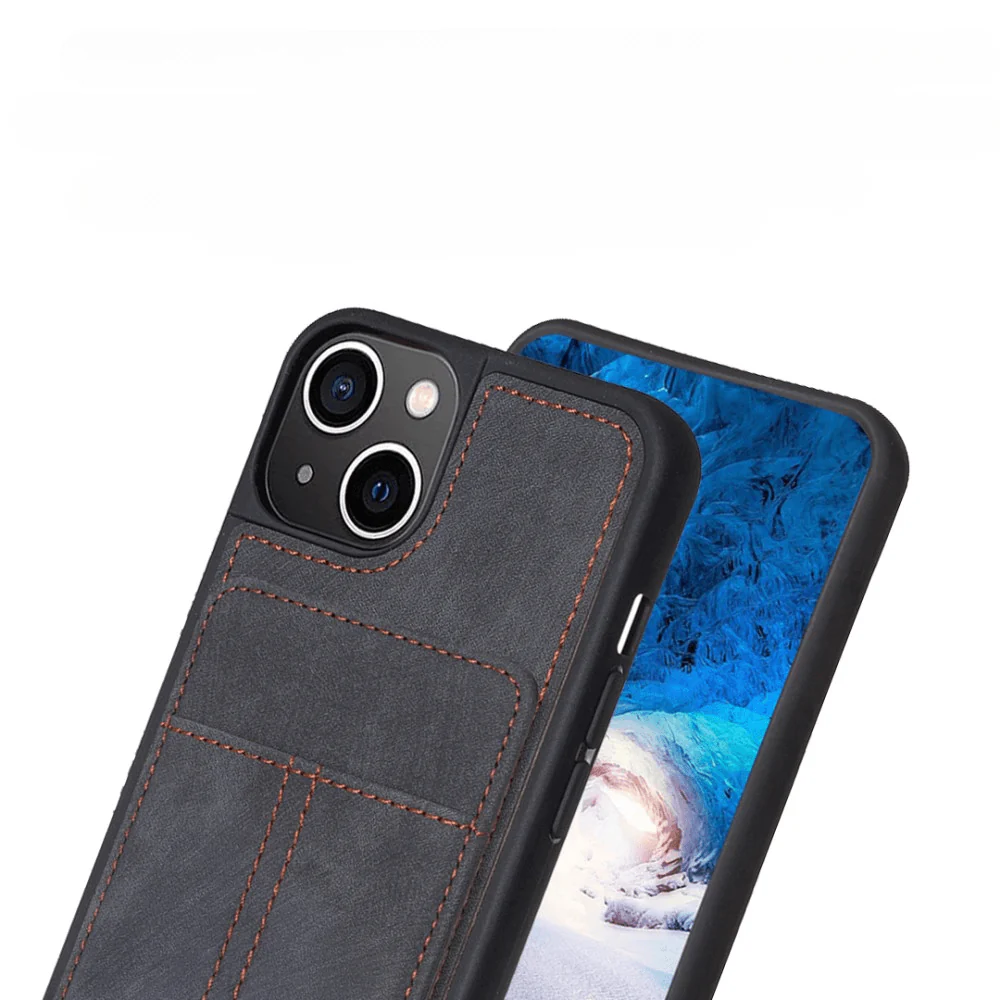 iPhone 15 Plus - Kickstand Case Mit Kartenfächer - Image 5