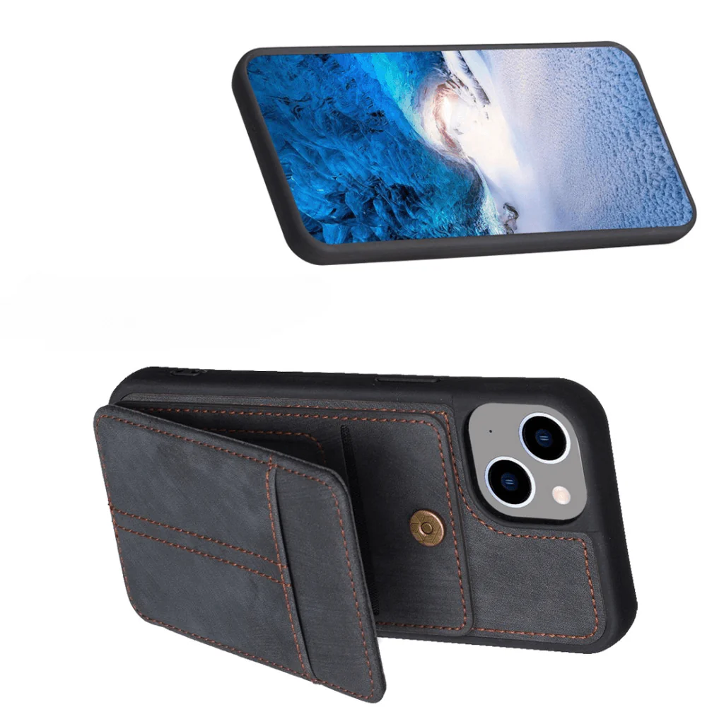 iPhone 15 Plus - Kickstand Case Mit Kartenfächer - Image 6
