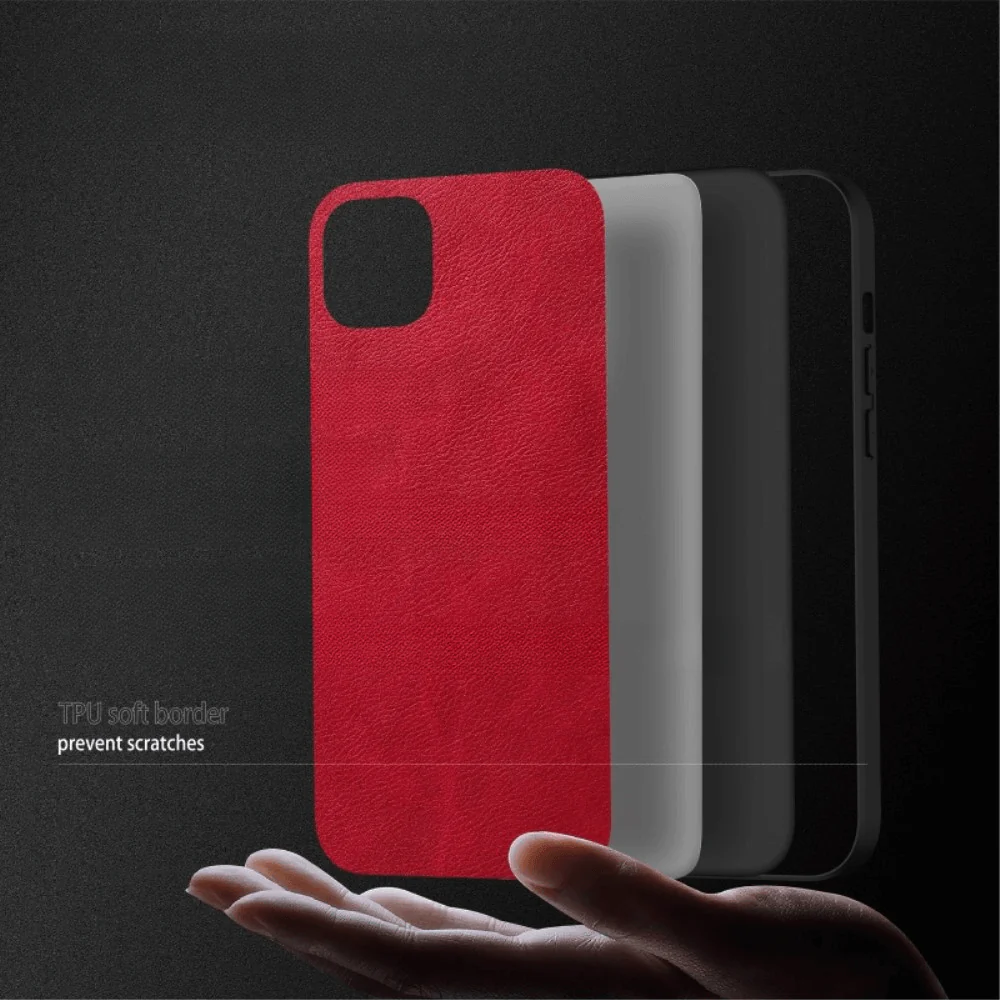 iPhone 15 Plus - Retro Schutzhülle Mit Kunstleder - Image 8