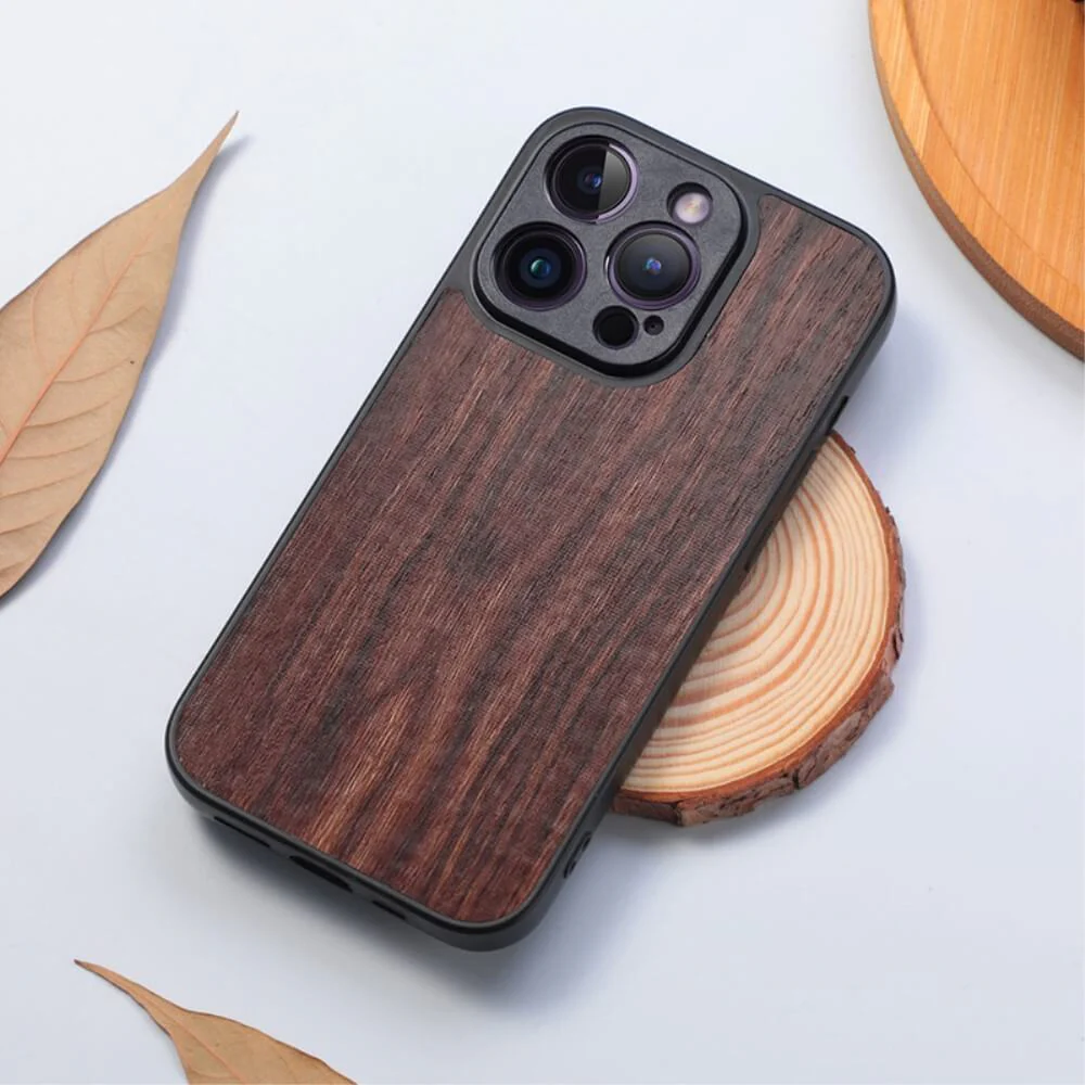 iPhone 15 Plus - Rückenhülle Mit Holz-struktur - Image 2
