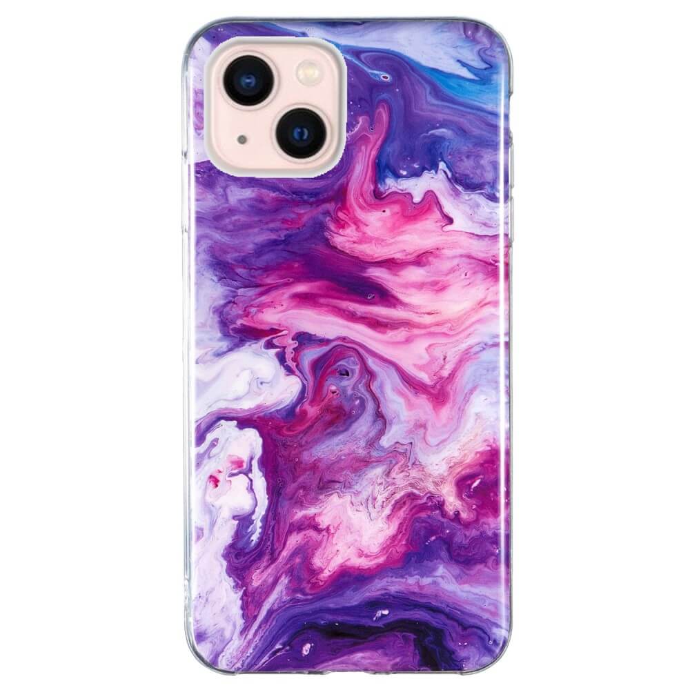iPhone 15 Plus - Silikon Gummi Case Marble - Image 11