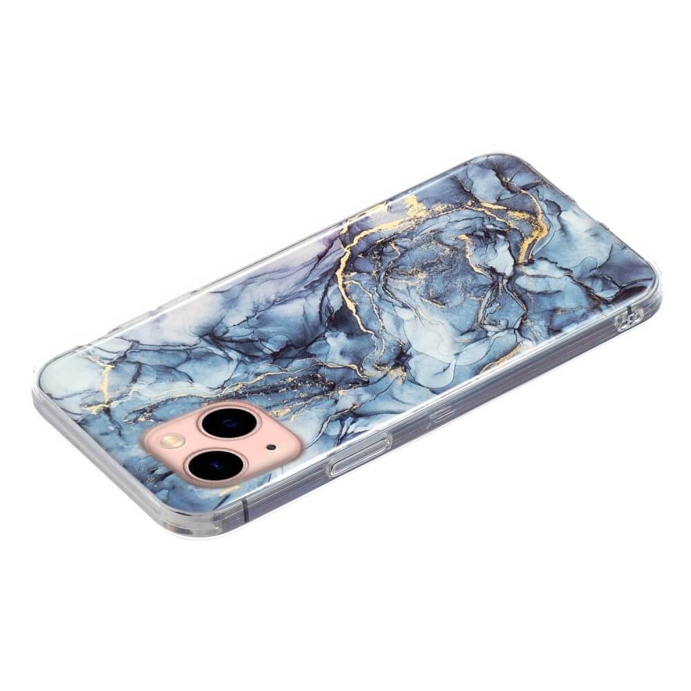 iPhone 15 Plus - Silikon Gummi Case Marble - Image 17