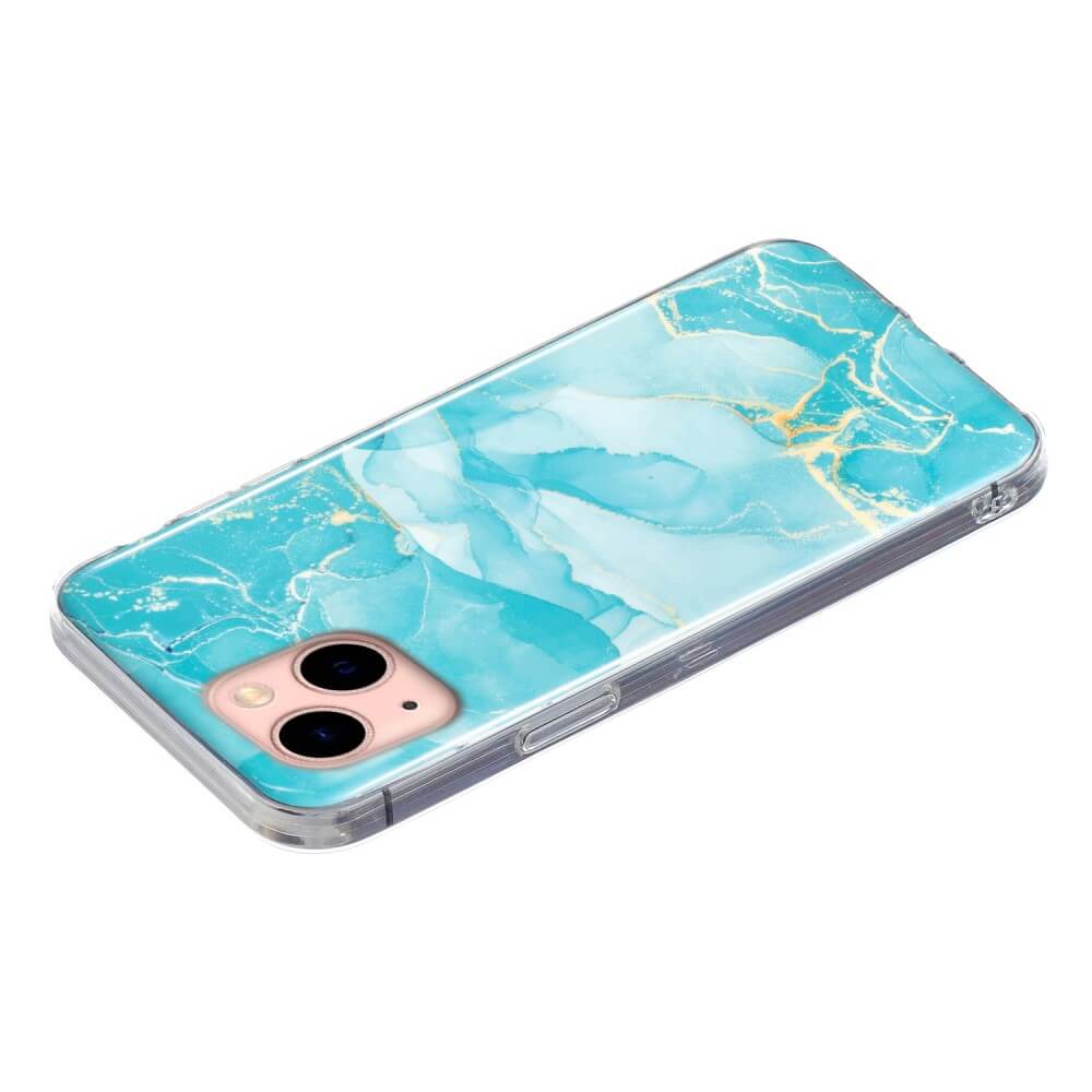 iPhone 15 Plus - Silikon Gummi Case Marble - Image 9