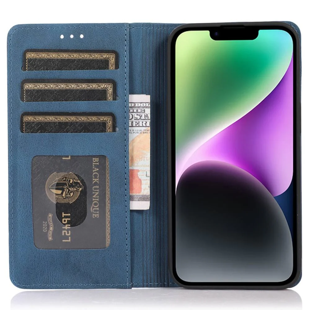 iPhone 15 Plus - Vintage Flip Case Hülle - Image 2