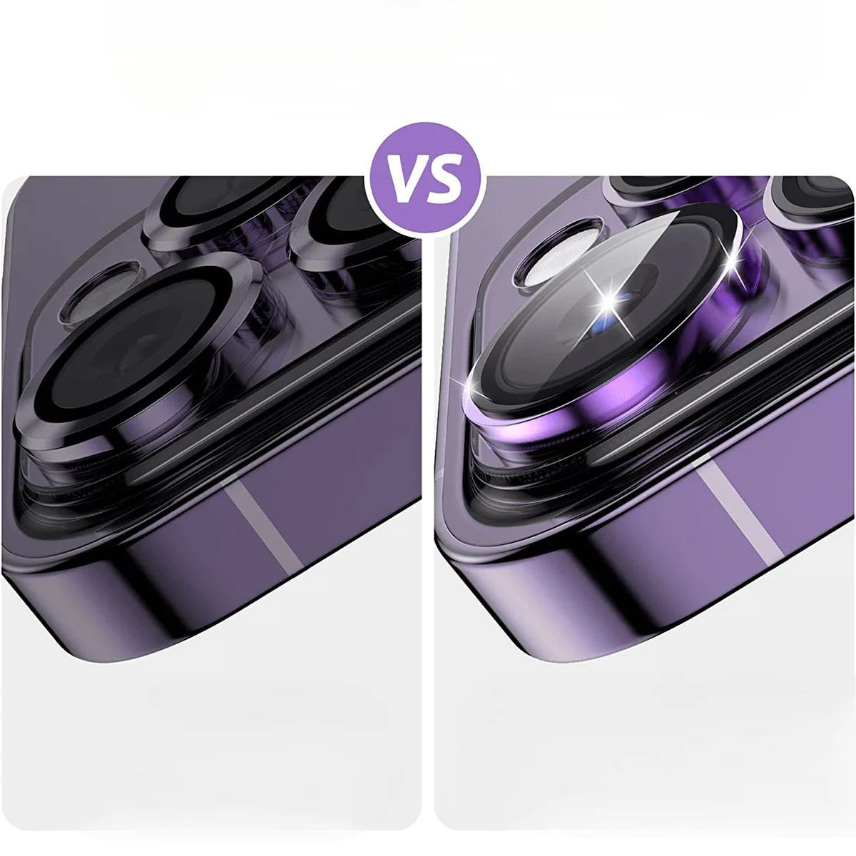 iPhone 15 Pro / 15 Pro Max - Enkay Kamera Linsen Panzerglas - Image 3