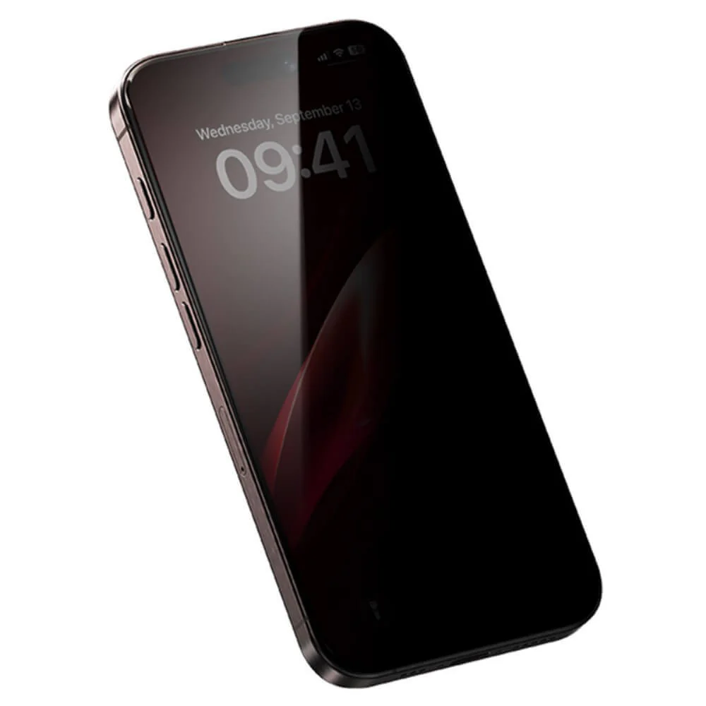 iPhone 15 Pro - 2 Stk. Panzerglas Display Privacy Anti-Spy