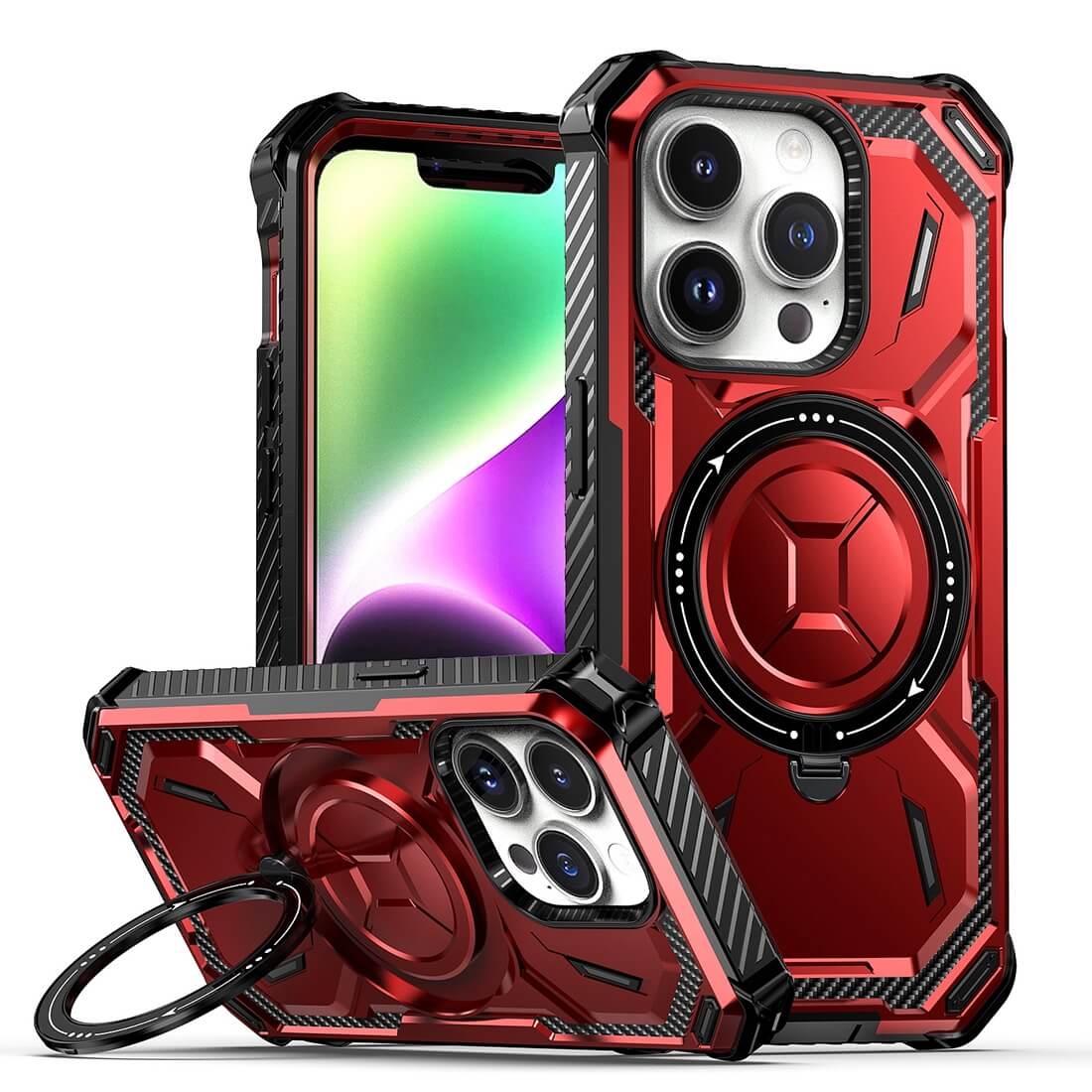 iPhone 15 Pro - Armor Case Mit Kickstand - Image 11